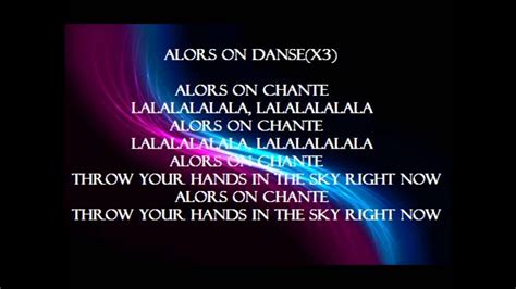 alors dance letra